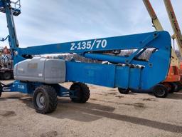 Genie Z135/70 Boom Lift (S/N Z135091081, Year 2009), with 135' Platform Height, 69'9" Horizontal