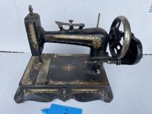 Antique Hand Crank Desk Top Sewing Machine