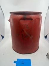 Vintage Anheuser-Busch Confectioners Crystal Corn Syrup Metal Drum