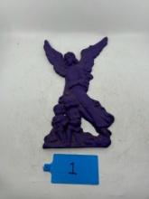 Vintage Cast Angel Figure Wall Mount Decoration