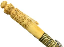 Scarce Early 20th C. Indonesian Borneo NIABOR Sword ~ Dayak Headhunters Tribe