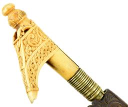 Scarce Early 20th C. Indonesian Borneo NIABOR Sword ~ Dayak Headhunters Tribe