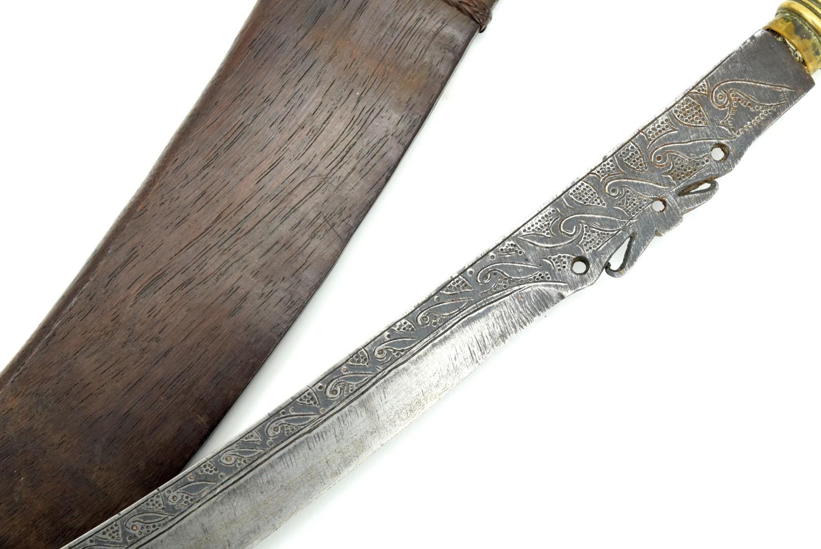Scarce Early 20th C. Indonesian Borneo NIABOR Sword ~ Dayak Headhunters Tribe