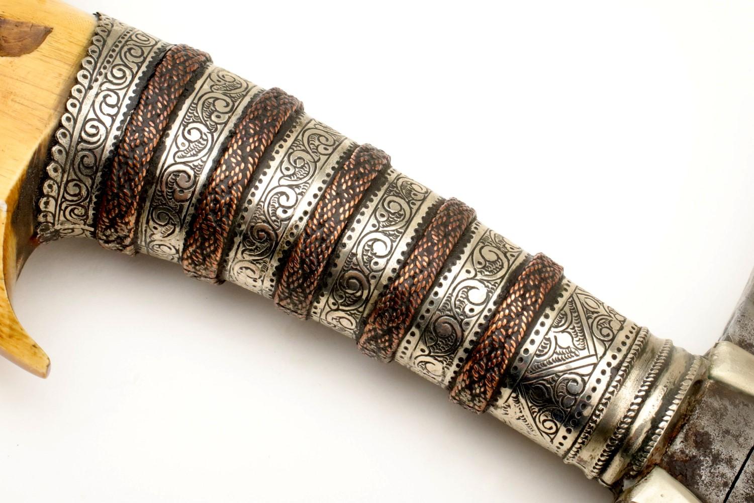 Very Good 19th C. Philippine Maguindanao Datu's KRIS Sword ~ Twistcore Damascus Blade ~ Fine Large C