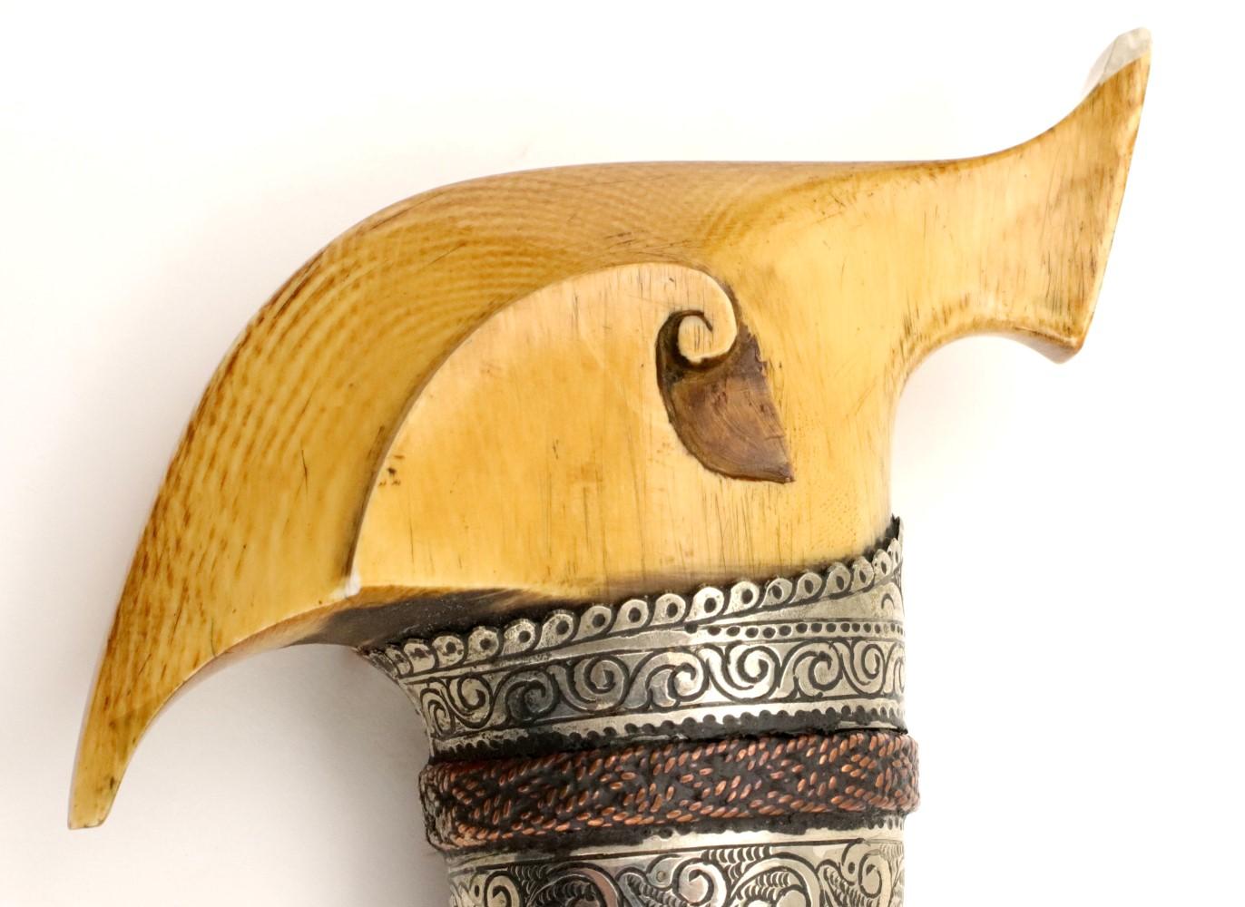 Very Good 19th C. Philippine Maguindanao Datu's KRIS Sword ~ Twistcore Damascus Blade ~ Fine Large C