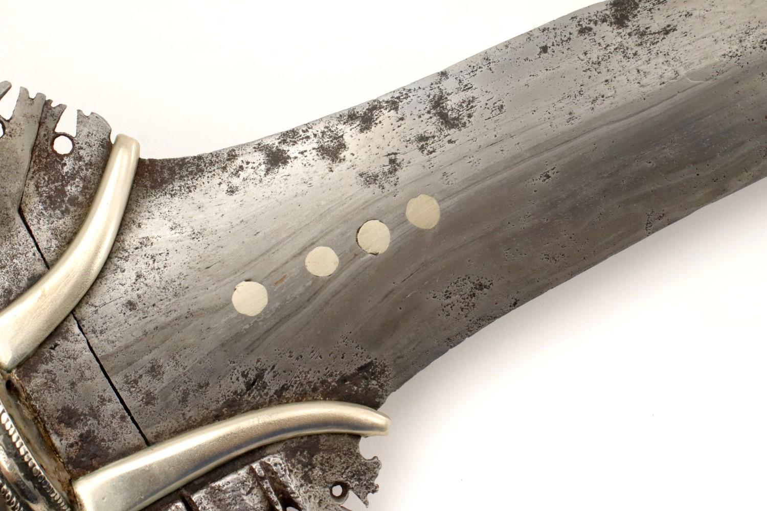 Very Good 19th C. Philippine Maguindanao Datu's KRIS Sword ~ Twistcore Damascus Blade ~ Fine Large C