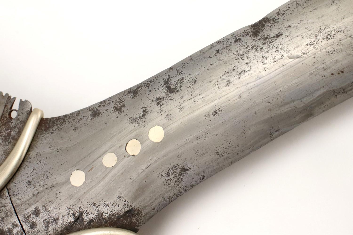 Very Good 19th C. Philippine Maguindanao Datu's KRIS Sword ~ Twistcore Damascus Blade ~ Fine Large C