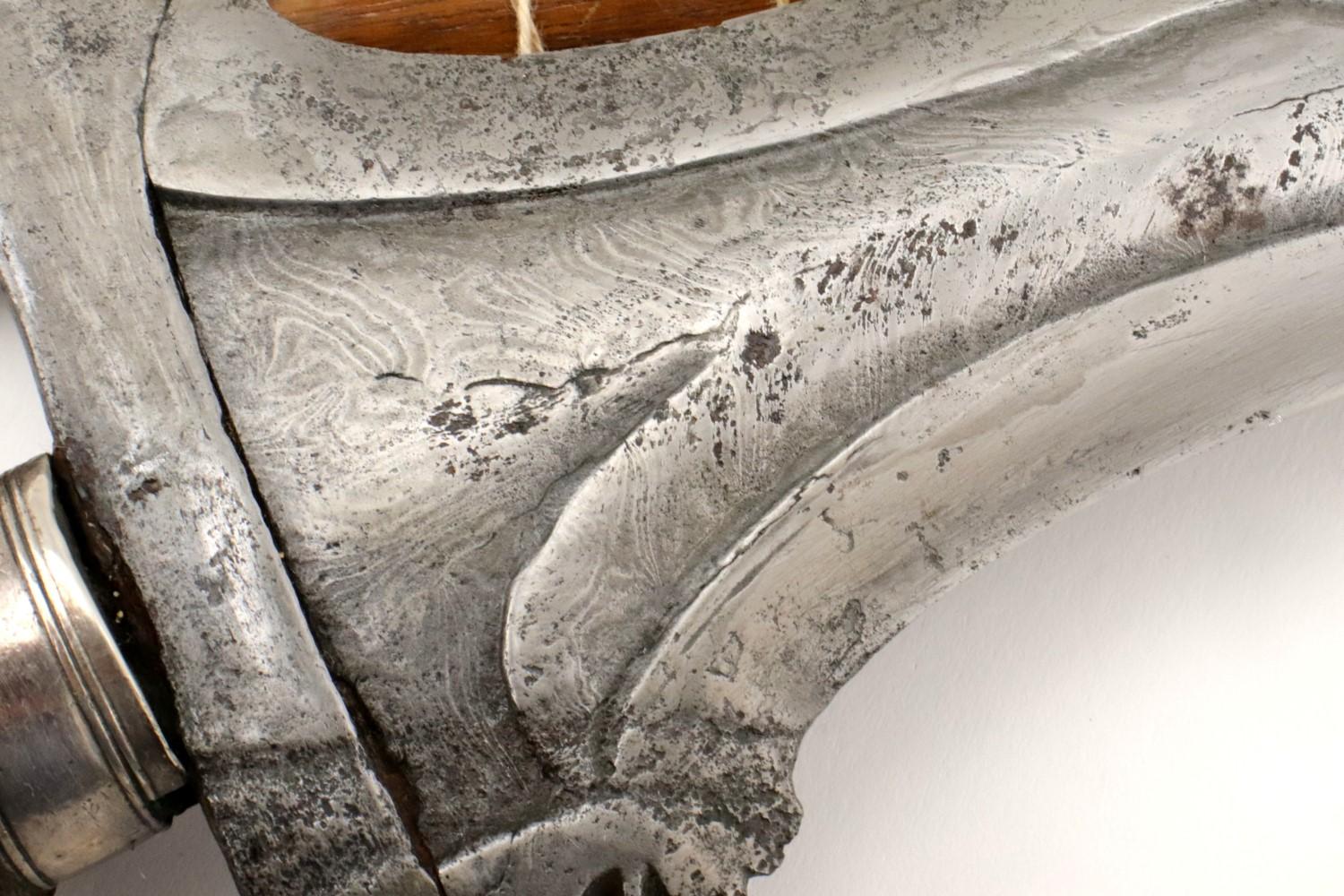 Rare 18th - early 19th C. Archaic Twistcore Damascus Philippine Moro KRIS Sword.