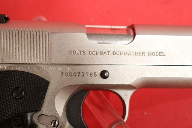 COLT COMBAT COMMANDER SERIES 45 SEMI AUTO PISTOL