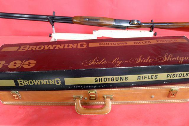 BROWNING B-SS SxS 20 GAUGE SHOTGUN W/ CASE
