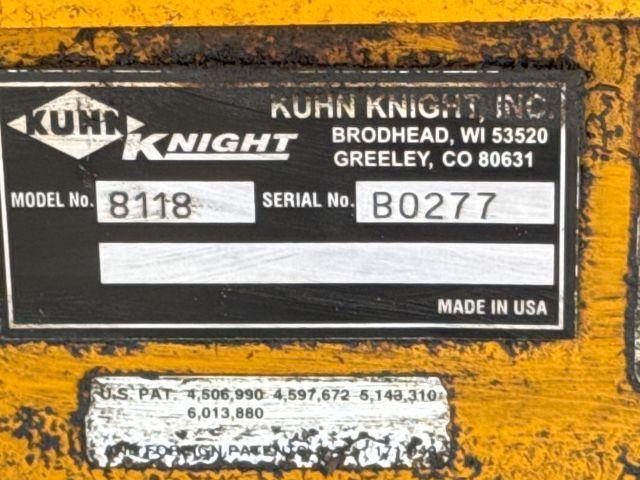 KUHN KNIGHT 8118 MANURE SPREADER