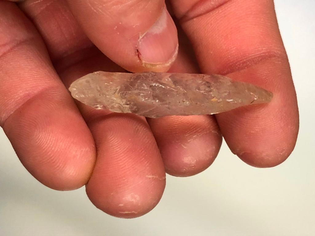 1 5/8" Quartz Crystal Point- Lancaster Co., PA Ex: Jaco RARE