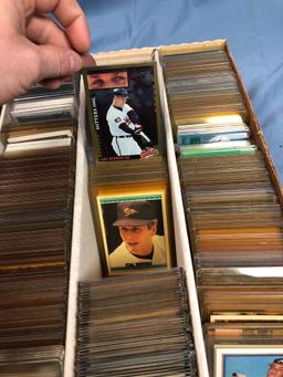 Massive Lot of Baseball Cards, Individually Sleeved, 80's-90's WOW, Griffey, Rodriguez, Ripken