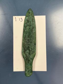 RARE Old Copper Culture Socketed Spear Point, Found in New York, Ex: Charlie Wray