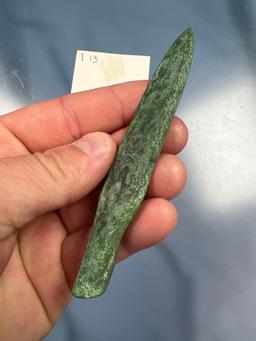 RARE Old Copper Culture Socketed Spear Point, Found in New York, Ex: Charlie Wray