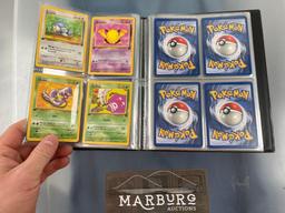 Small Pokemon Binder, Team Rocket 2000 First Edition, 8 Pages front and back