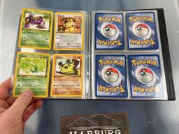 Small Pokemon Binder, Team Rocket 2000 First Edition, 8 Pages front and back