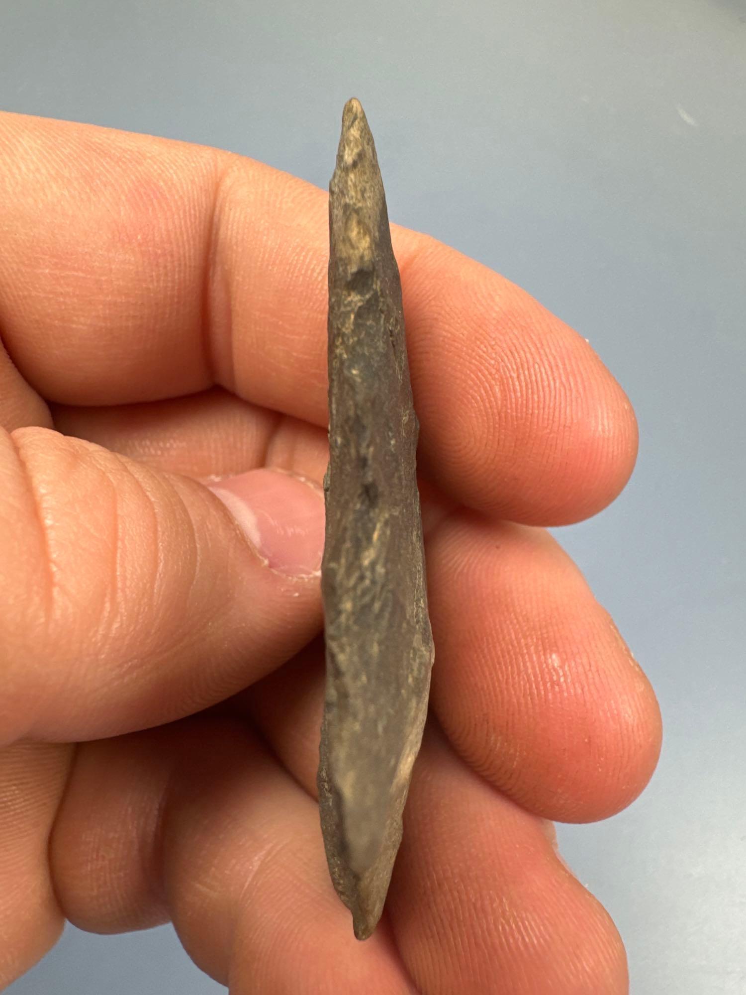 2-Tone, 2 1/4" Lehigh Broad Point, Found in Pennsylvania, Ex: Raymond Lemaster Collection