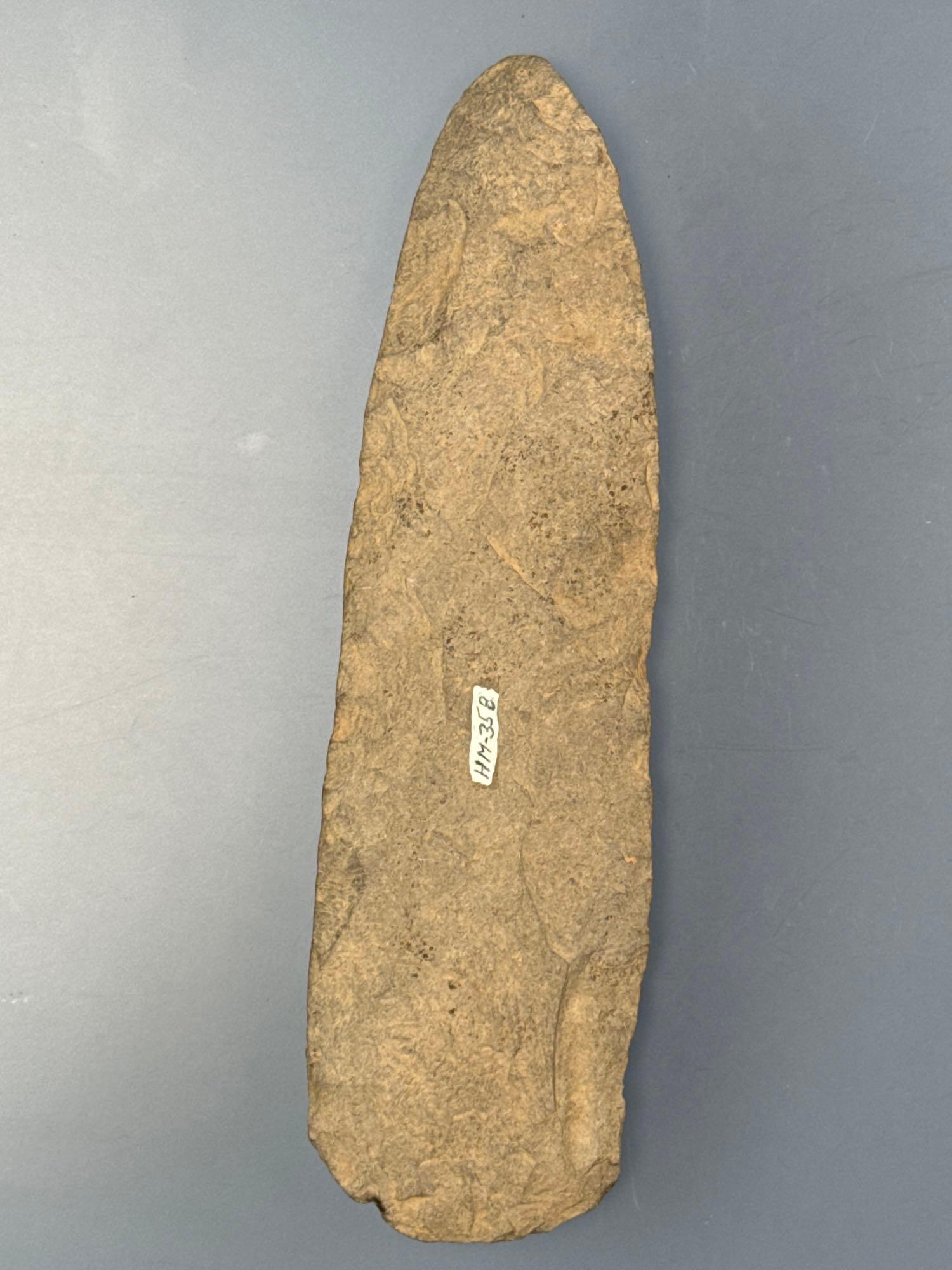 XL 7 3/4" Rhyolite Blade, HUGE, Found in PA/NJ/NY Tristate Area, Ex: Harry Mucklin, Lemaster, Ancien