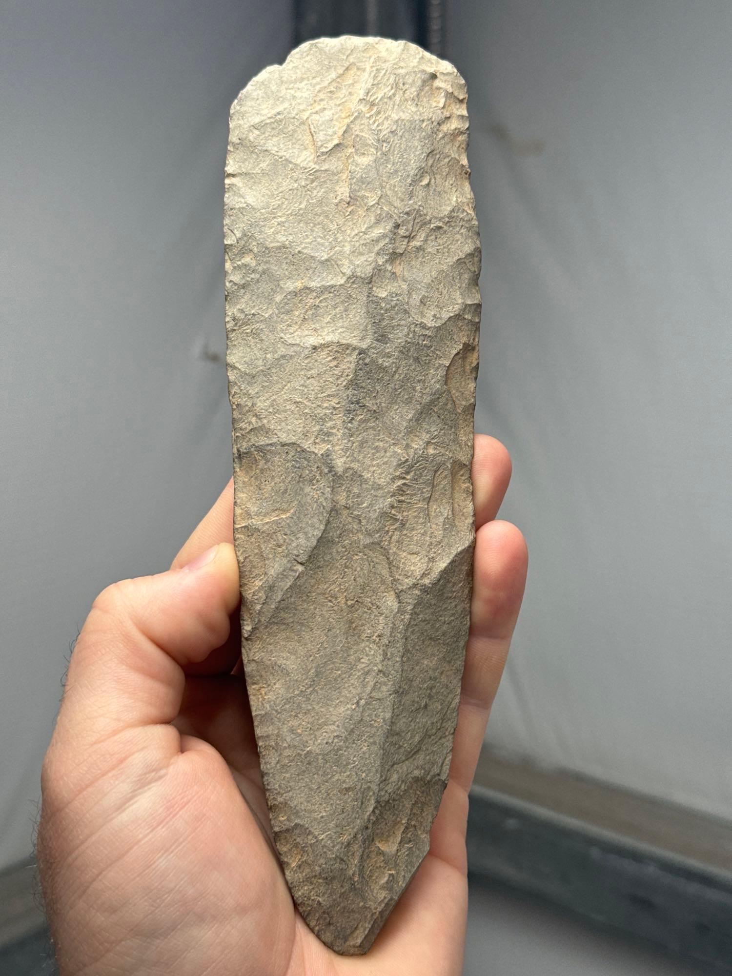 XL 7 3/4" Rhyolite Blade, HUGE, Found in PA/NJ/NY Tristate Area, Ex: Harry Mucklin, Lemaster, Ancien