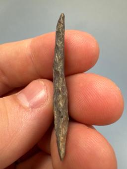 Fine 1 1/2" Triangle Point, Found in Burlington Co., New Jersey, Purchased from Rich Johnston