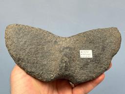 HUGE 7 3/8" Peach Bottom Slate Bannerstone Preform, Ex: Dorothy Middleton Collection, Reported found