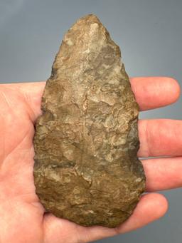 3 1/2" Onondaga Chert Knife, Found in New York State, Ex: Dave Summers Collection