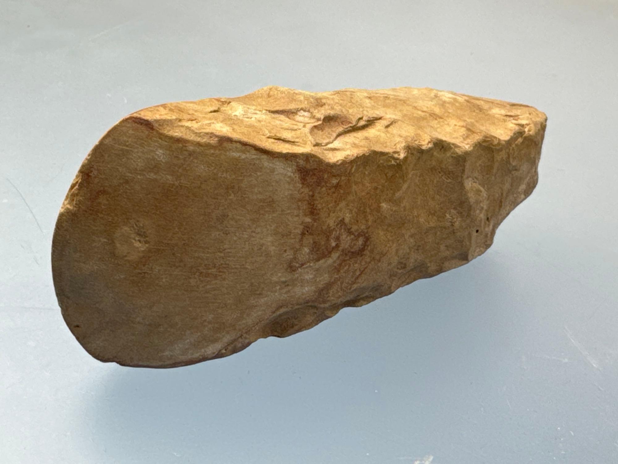 5" Fine Flint Danish Axe, Found in Jutland, Denmark, Polished Bit