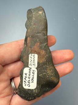 3 3/4" "Sinew" Abrading Stone for Platform Manufacture during Flaking/Arrowhead Production, Found in
