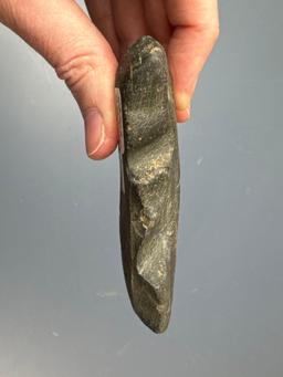 3 3/4" "Sinew" Abrading Stone for Platform Manufacture during Flaking/Arrowhead Production, Found in
