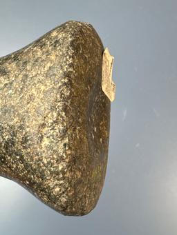 3 7/8" Highly Polished Hardstone Bell Pestle, Dimple on Bottom, Found in Ohio, Ex: Carence Haushouer