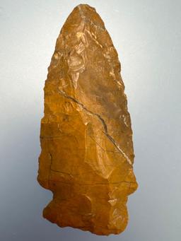 High Grade Jasper Side Notch Point, 2-Tone, Found in Berks Co., PA