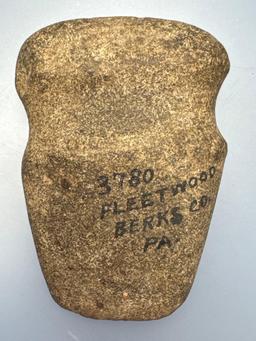 3 3/4" FINE Miniature Full Grooved Axe, Found in Fleetwood, Berks Co., PA, Old Catalog # 3780