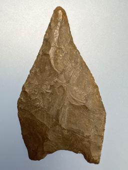 NICE 1 3/4" Jacks Reef Pentagonal Point, Concave Base, Found in New York, THIN