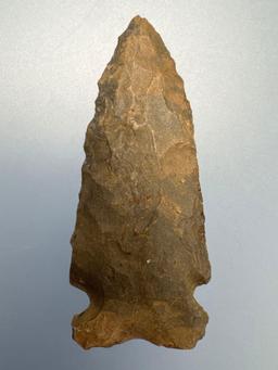 1 5/8" Side Notch Point, Chert, Found in New York