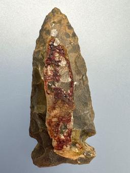 1 5/8" Side Notch Point, Chert, Found in New York
