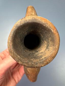 5 1/2" Clay Bird Pipe, Caddo, Arkansas Region, Overall in Great Condition