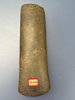 Stunning 7 1/8" Flared Bit Celt, Excellent Example, Found in Elmira, Missouri, Great Condition