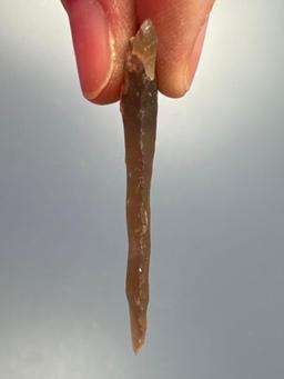 FINE 1 7/8" Semi-Translucent Chalcedony Drill, Found near the Columbia River, Oregon