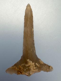 FINE 1 7/8" Semi-Translucent Chalcedony Drill, Found near the Columbia River, Oregon