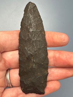 3 1/2" Heavily Patinated Fox Creek Point, Found in PA, Nice Example