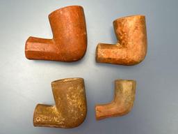 Lot of 4 Tavern Pipes, 1800-1900's, Found in New York