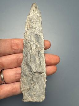 4 5/8" Rhyolite Fox Creek Lanceolate, Found in Jim Thorpe Area in Pennsylvania