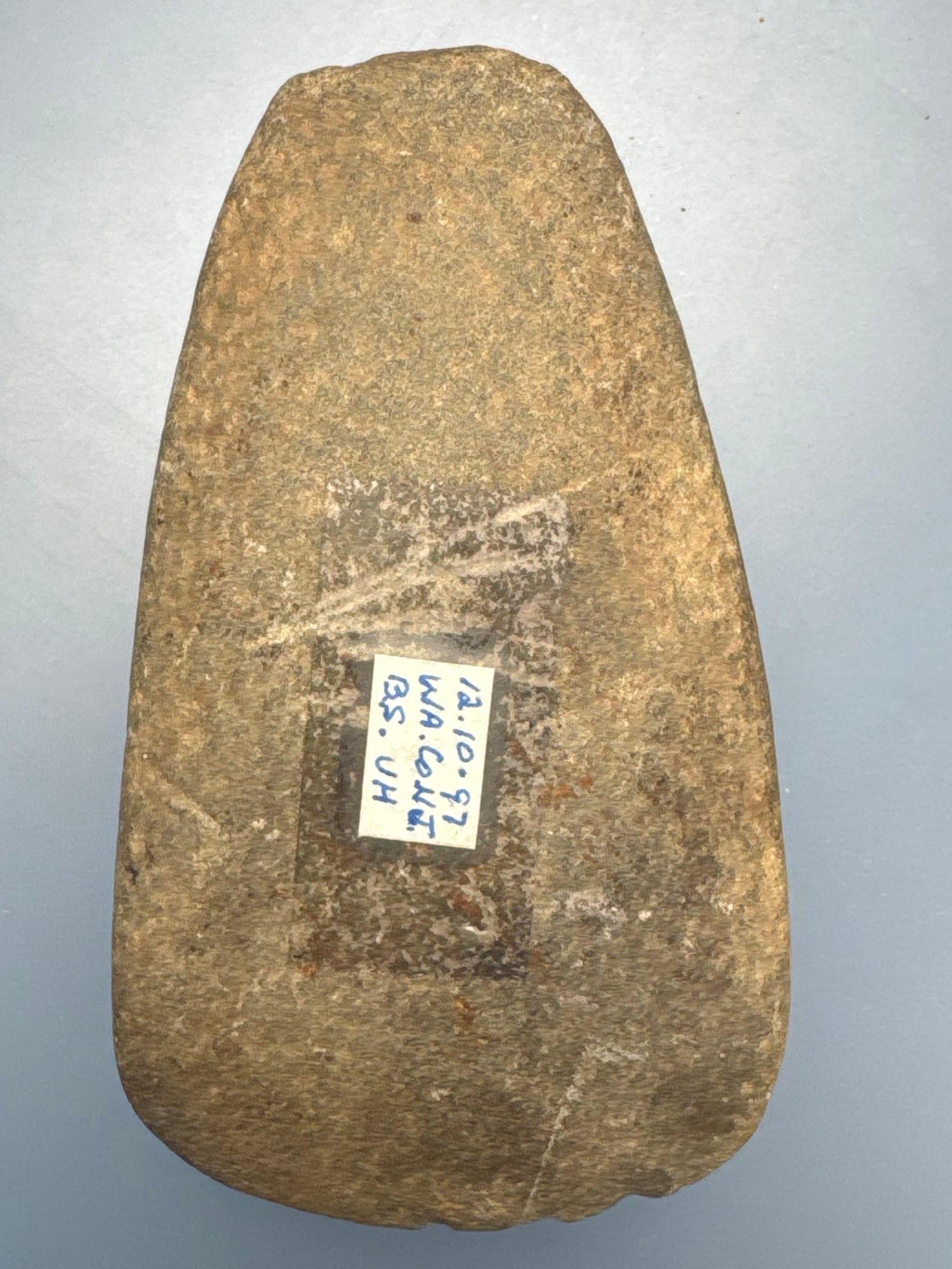 3 3/8" Celt, Found in Warren Co., NJ, Ex: Bob Sharp, Walt Podpora Collection