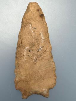 3" Fort Payne Buzzard Roost Creek Point, Found in Tennessee, Nice Arrowhead, Ex: Cicero Collection