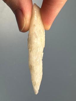 2 3/8" Quartz Poplar Island w/Translucent Vein, Found in Lehigh Co., PA, Ex: Mingle, Cicero Collecti