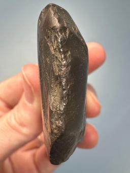 SUPERB 2 5/8" Hematite Celt, HEAVY for Size, Found in Ohio, Ex: Cicero Collection