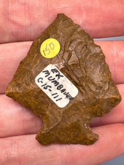 NICE 1 3/4" Mumbauer Jasper Perkiomen, Found in Montgomery Co., PA, Ex: Walt Podpora Collection