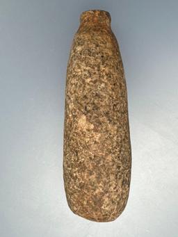 3 1/4" Hardstone Plummet, Found by Tom Moody, Madison Co., Illinois along Brickyard Rd and White Roc