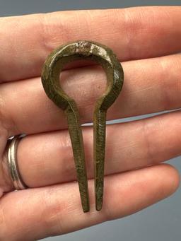 2" Jews Harp, Found in Washington Boro, Lancaster Co., PA, Susquehannock Trade Artifact